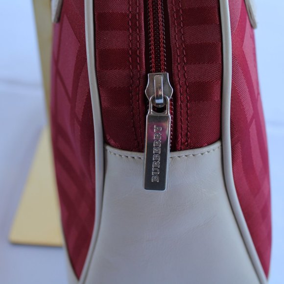 Burgundy Burberry Bowling bag - Picture 5 of 17